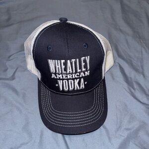 NWT Wheatley American Vodka Black and White Trucker Hat